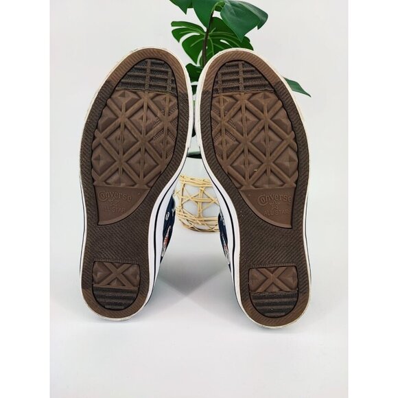 Converse Kids Chuck Taylor Axel Sport Mid Navy Skate Canvas Shoes Size 5 US - Picture 7 of 8